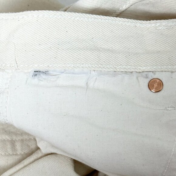 Levi's Wedgie Icon Jeans Off White - Picture 13 of 14